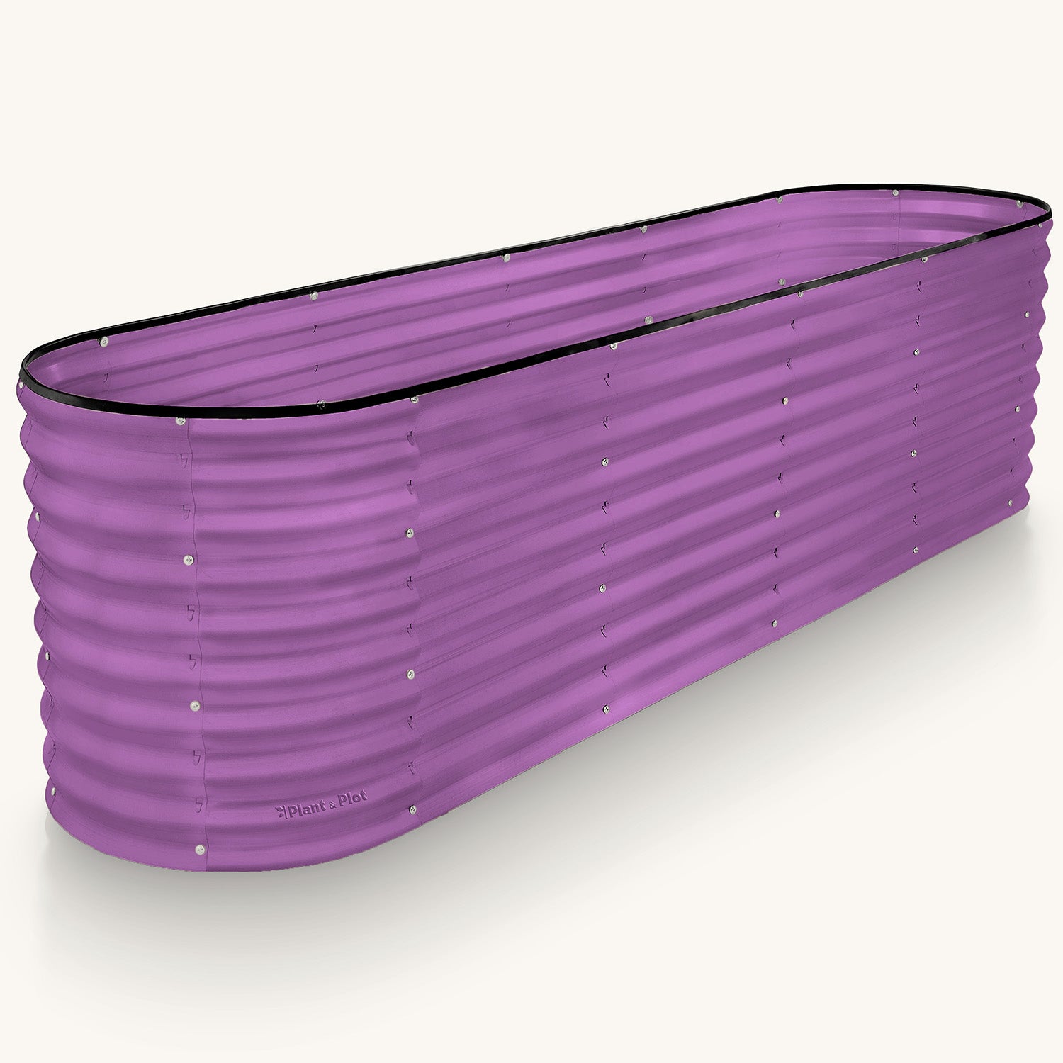 8x2x2 Purple Oval Raised Garden Bed