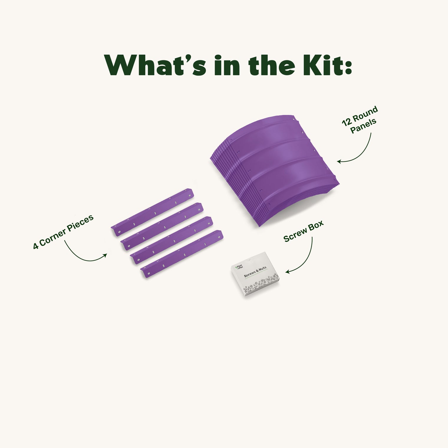 3x3x1 ft Purple Flower Shaped Raised Garden Bed