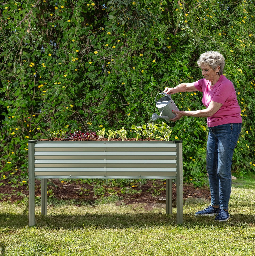outdoor planter in the garden