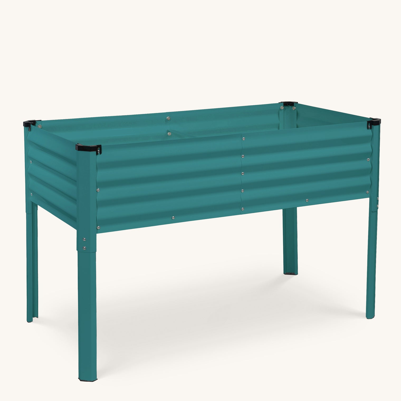 Raised Garden Beds with Legs in Turquoise