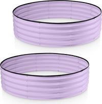 4x4x1 ft Lavender 2 Pcs Raised Garden Bed