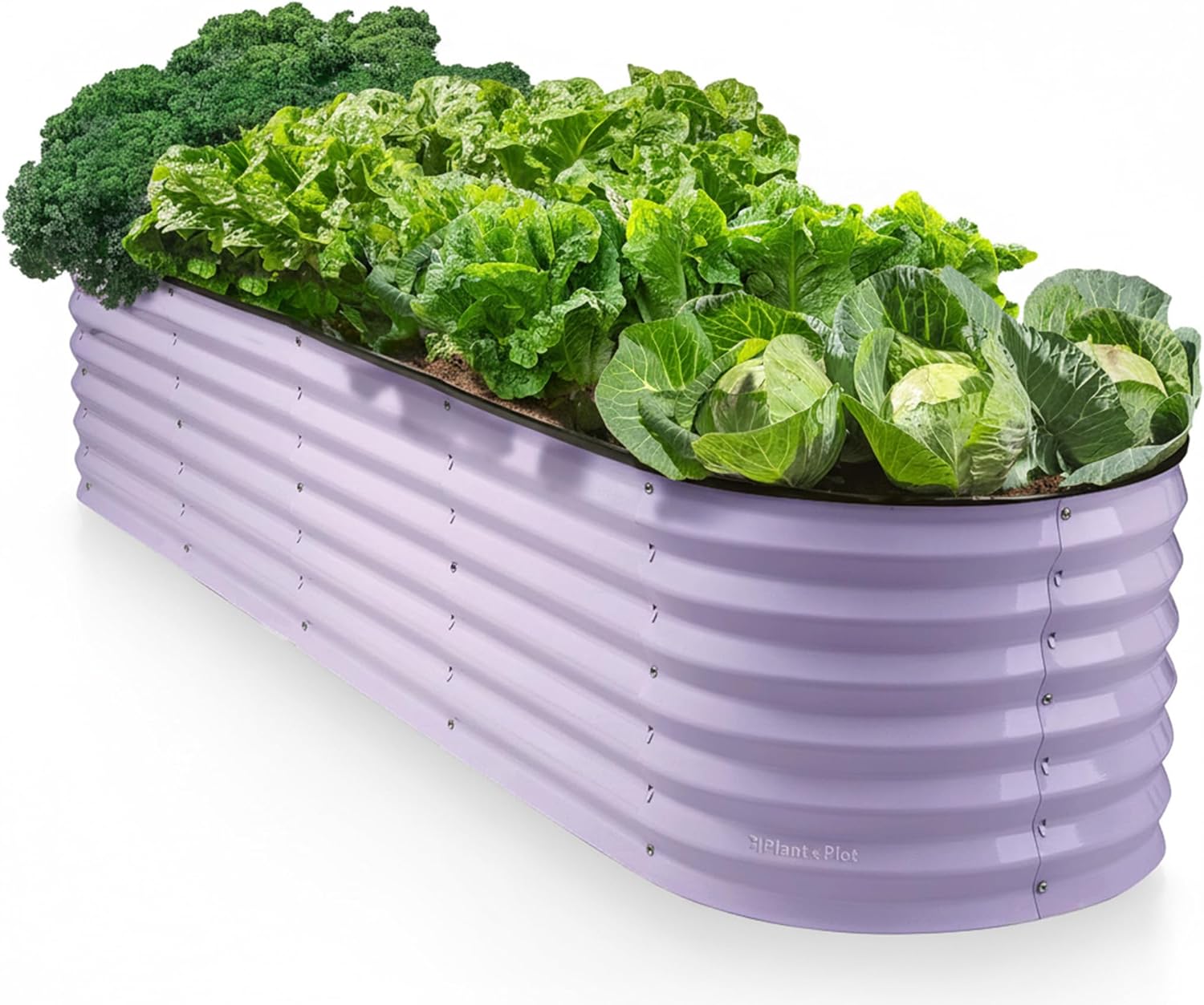 9 in 1 Modular Lavender Raised Garden Bed 8×2×1.5 ft