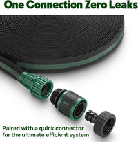 Flat Soaker Hose 50ft for Gardens