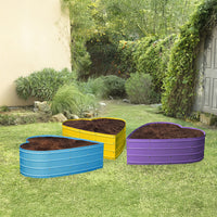 3x3x1 ft Purple Heart Shaped Raised Garden Bed (Copy)