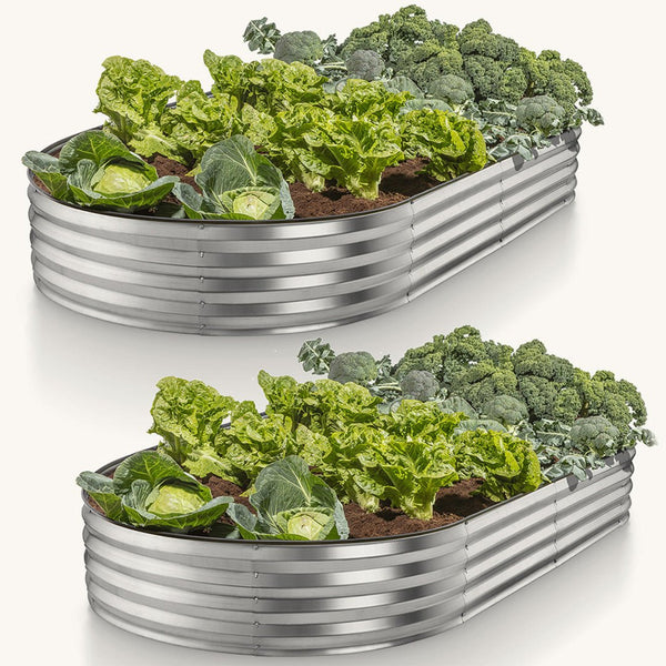 planters for outdoor plants with plants inside