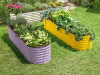 9 in 1 Modular Lavender Raised Garden Bed 8×2×1.5 ft