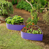 3x3x1 ft Purple Heart Shaped Raised Garden Bed (Copy)