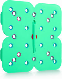 Seed and Seedling Spacer Tool for Garden // Square Foot Gardening Seed Template for Organized Plants, Vegetables & Fruits // Spacing Tool Kit for Planting (Green)