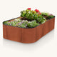 garden boxes outdoor raised with flowers