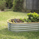 galvanized raised garden bed 4x2x1