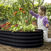 galvanized raised garden bed