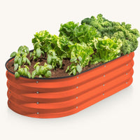 garden beds outdoor orange color