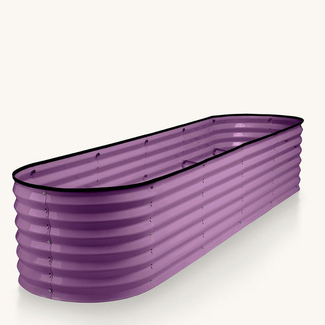 purple raised beds for gardening