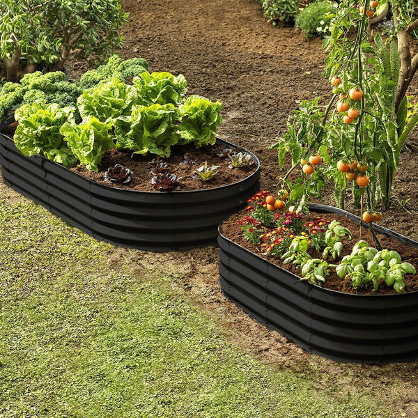 Galvanized Raised Garden Beds Outdoor 4×2×1 ft Planter Raised Beds for Gardening, Vegetables, Flowers 